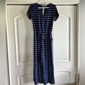 Old Navy jumpsuit. Navy and white striped.